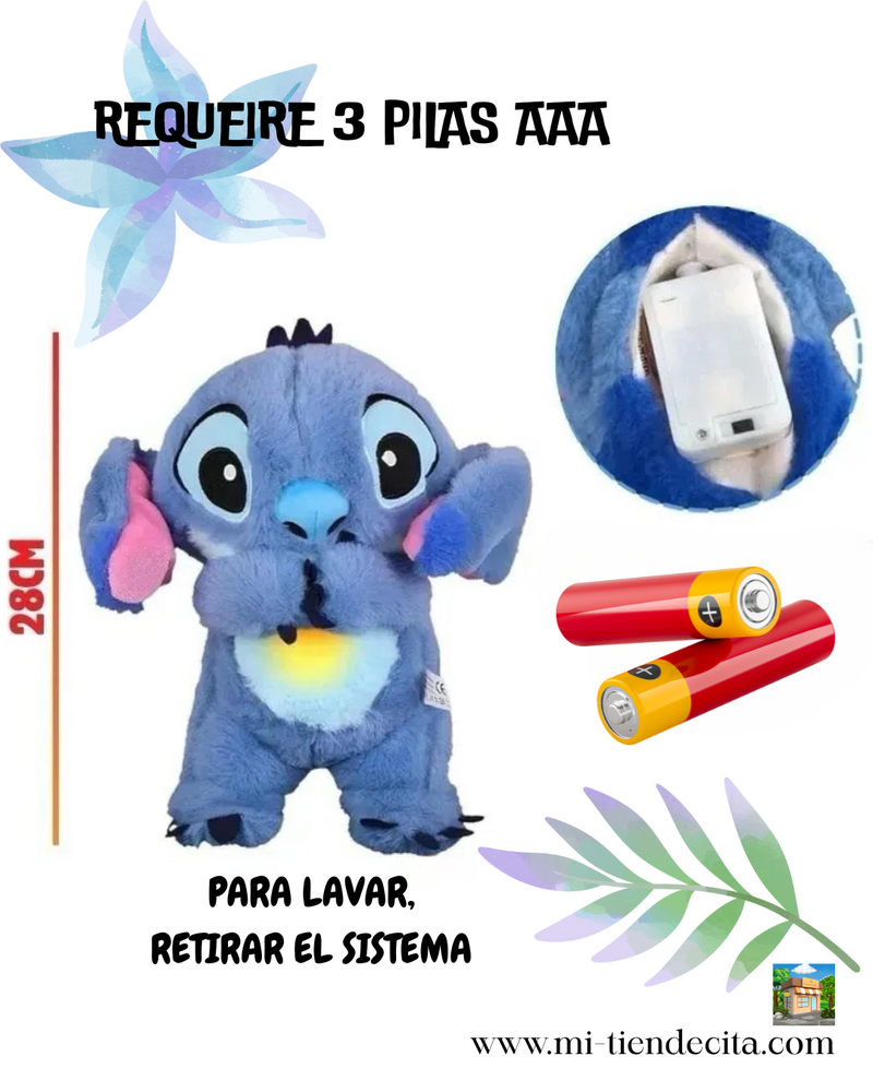PELUCHE STITCH SENSORIAL / LEVANTA SUS OREJAS