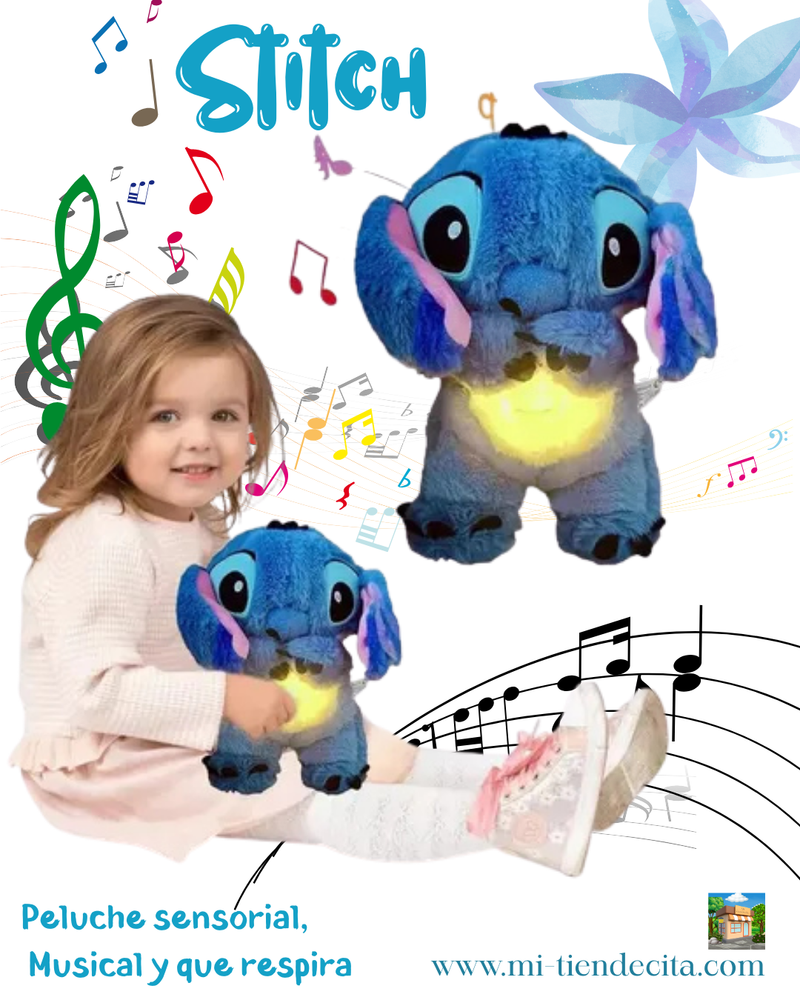 PELUCHE STITCH SENSORIAL / LEVANTA SUS OREJAS